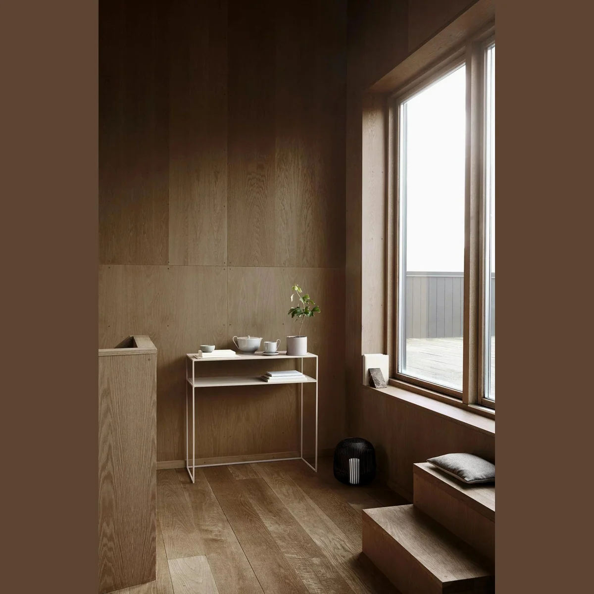blomus FERA Sideboard, modernes Design, pulverbeschichteter Stahl, pflegeleicht — 85x35x80 cm 3