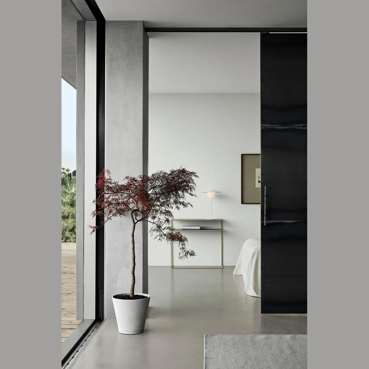 blomus FERA Sideboard, modernes Design, pulverbeschichteter Stahl, pflegeleicht — 85x35x80 cm 5