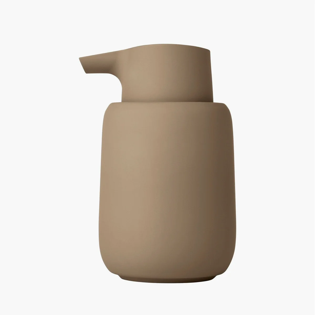 blomus SONO Seifenspender, minimalistisches Design, 250ml, Soft-Touch-Oberfläche, hochwertige Keramik