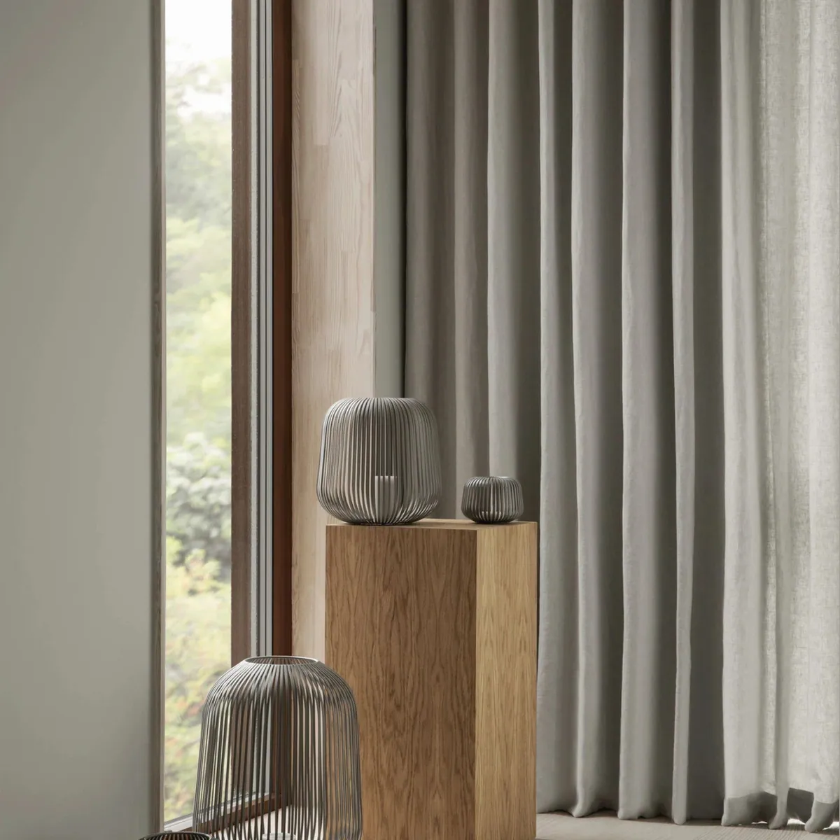 blomus LITO Laterne, minimalistisches Design, stimmungsvolles Licht, variabel einsetzbar 2