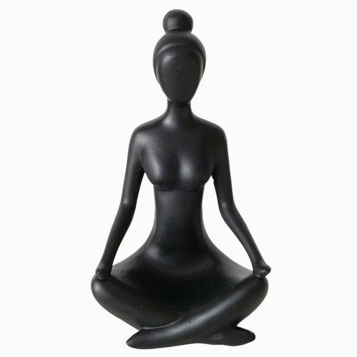 Boltze Dekofigur Yoga, Frau, 10 cm, Polyresin, elegantes mattes Design