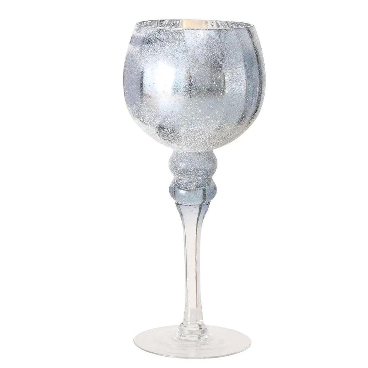 Boltze Windlicht Manou, 3er Set, Glas, Blau 2