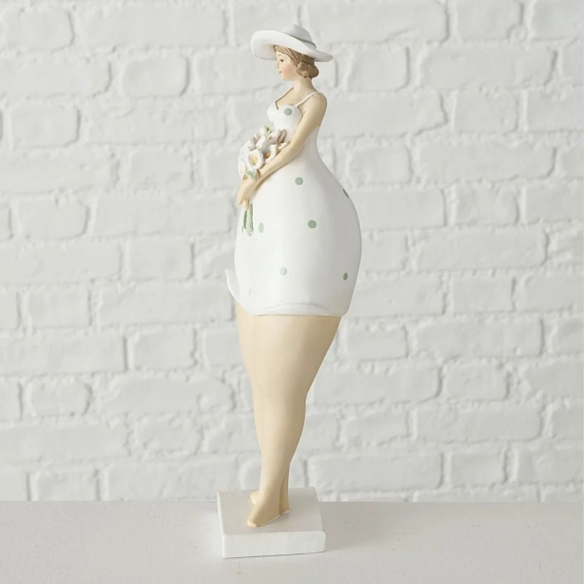 Boltze Fräulein Frühling Dekoobjekt, handbemalt, aus Polyresin 2