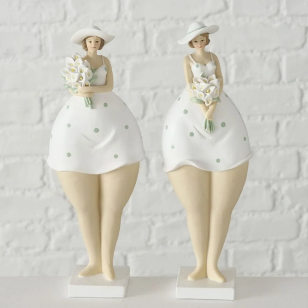 Boltze Fräulein Frühling Dekoobjekt, handbemalt, aus Polyresin 4