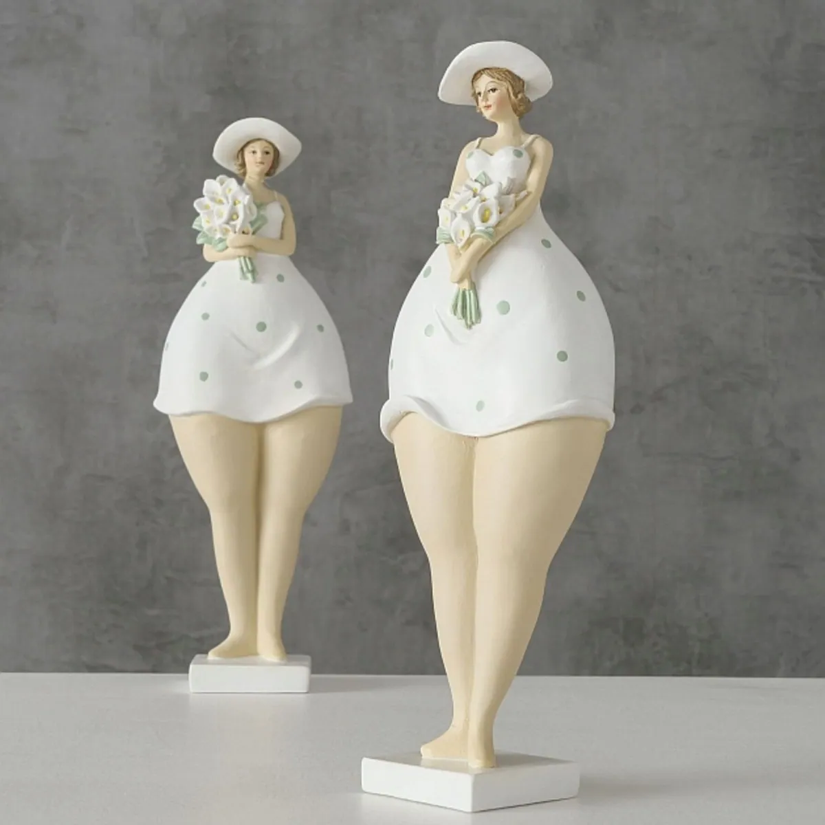 Boltze Fräulein Frühling Dekoobjekt, handbemalt, aus Polyresin 5