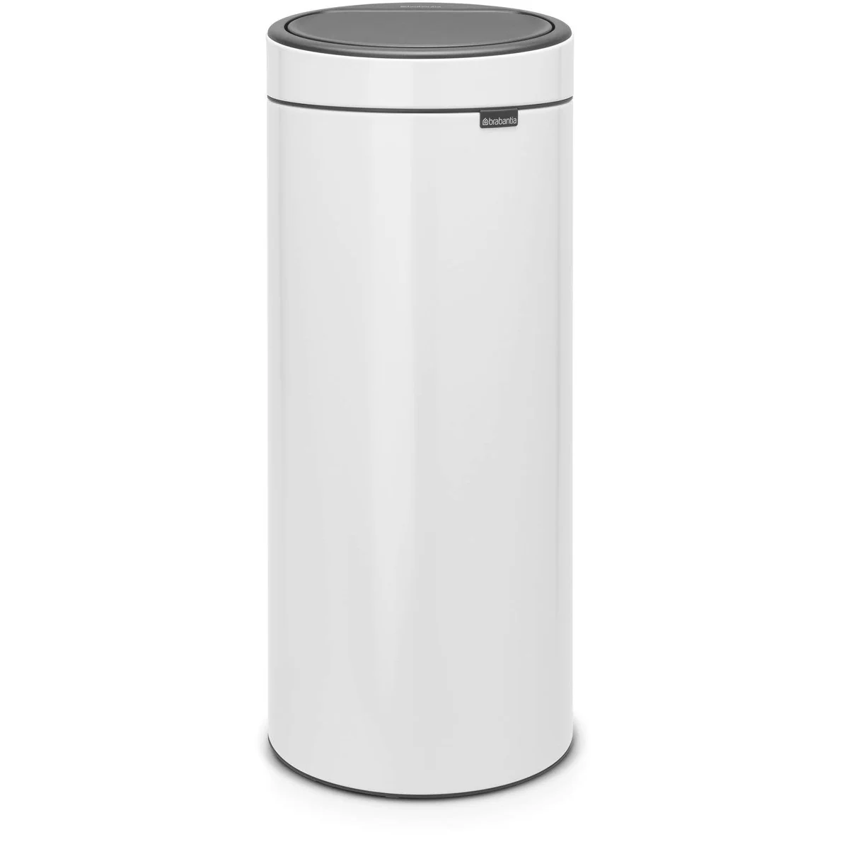 Brabantia Touch Bin 30L, Soft-Touch-Öffnung, rundes Design