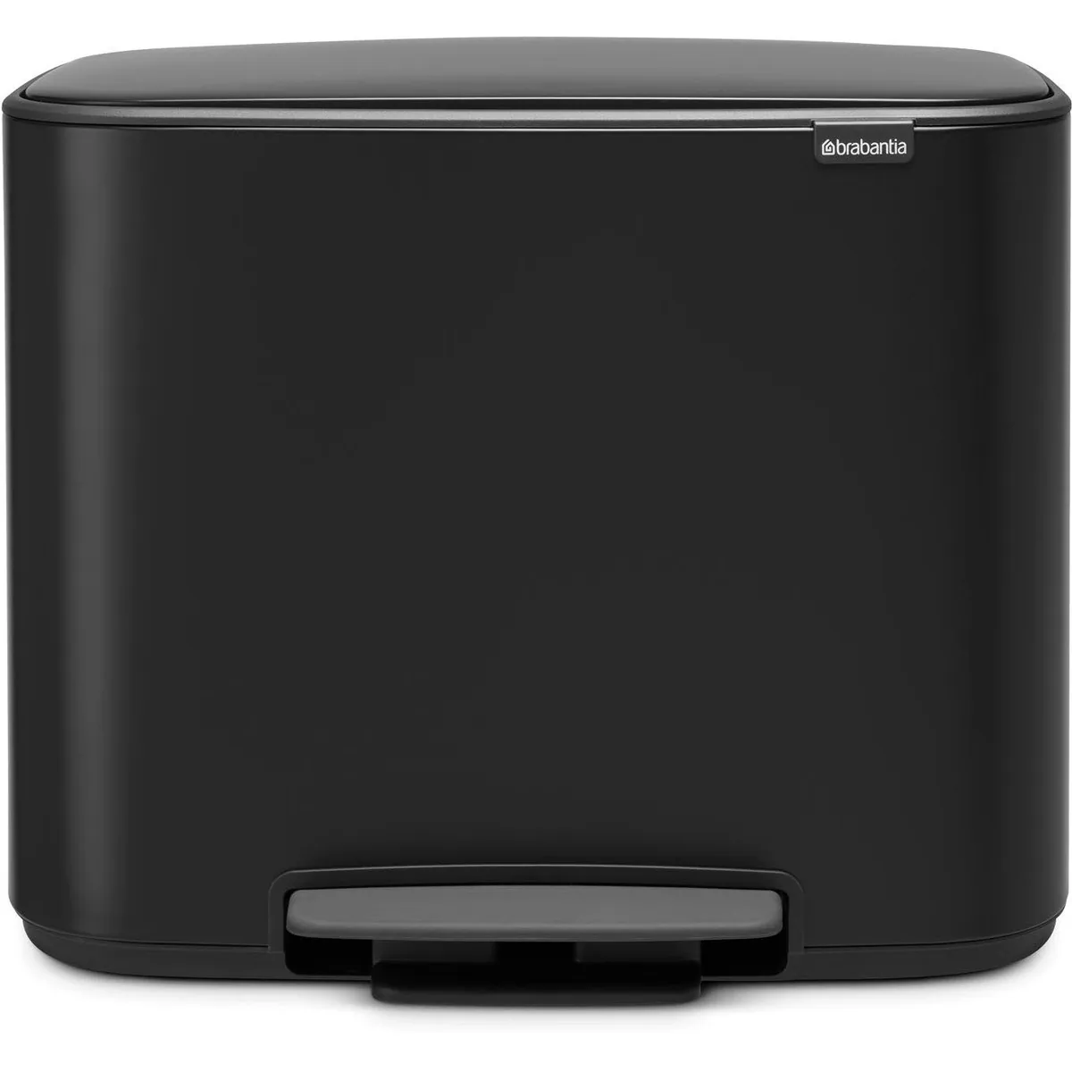 Brabantia Bo Treteimer, 23 + 11L, sanft schließend, Pedalbedienung