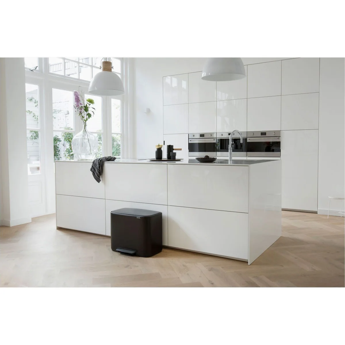 Brabantia Bo Treteimer, 23 + 11L, sanft schließend, Pedalbedienung 2