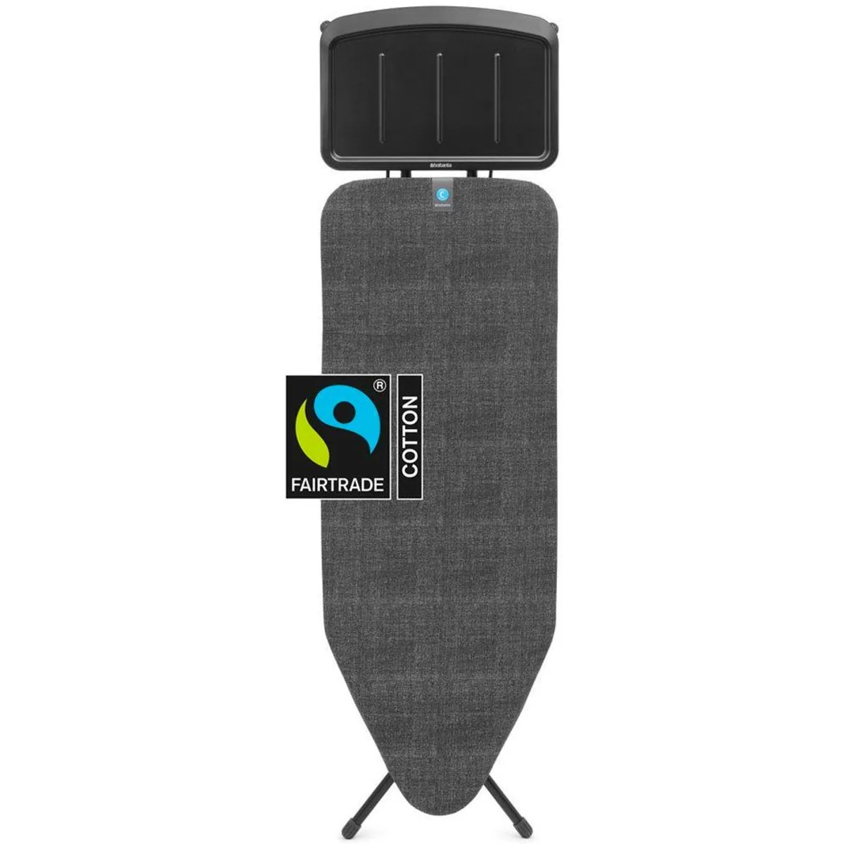 Brabantia Dampfbügelbrett C, 124 x 45 cm, stabile Ablage, Fairtrade-Zertifizierung 2