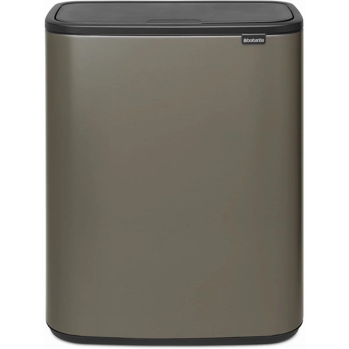 Brabantia Bo Touch Bin, 2 x 30L, Soft-Touch-Öffnungssystem, platzsparendes Design