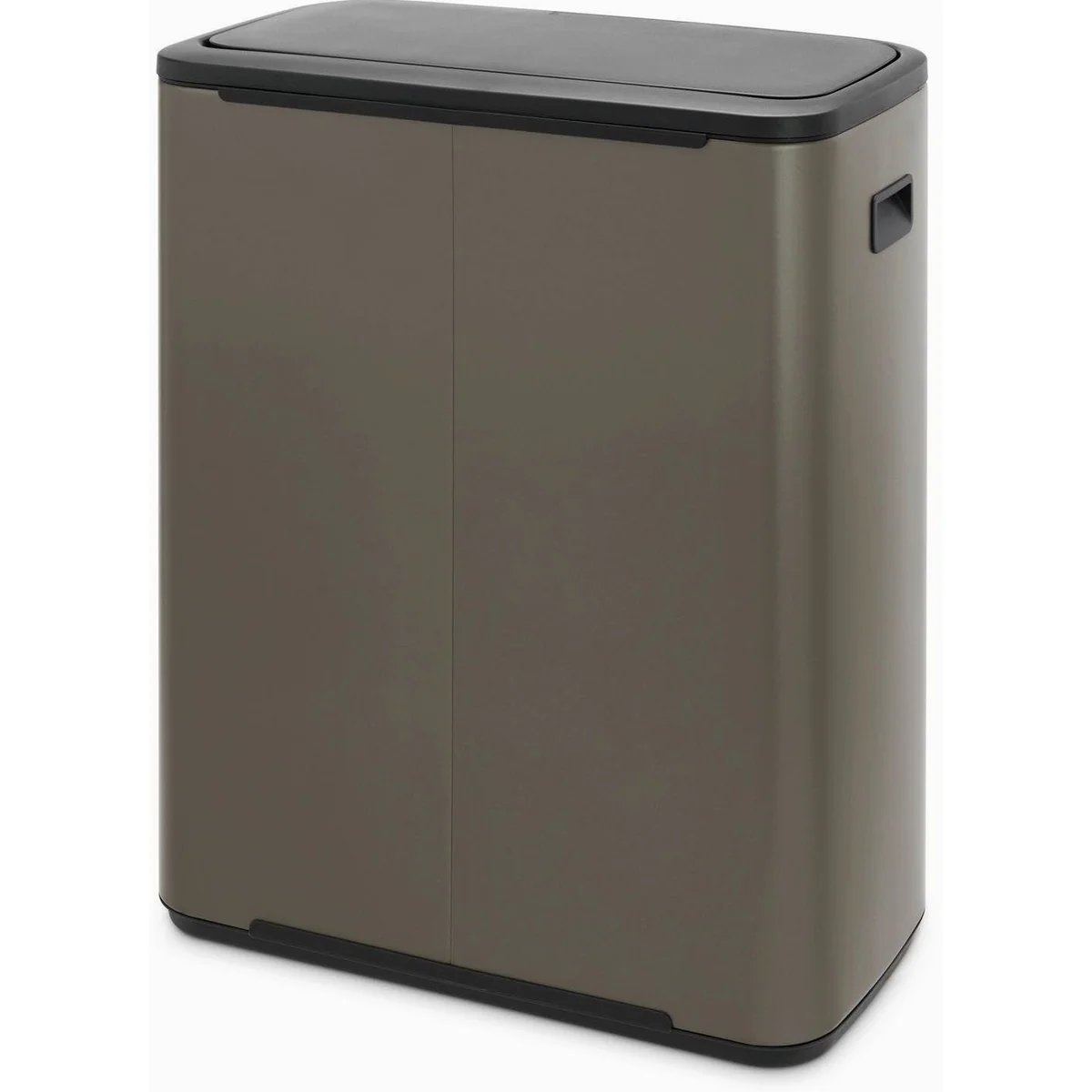 Brabantia Bo Touch Bin, 2 x 30L, Soft-Touch-Öffnungssystem, platzsparendes Design 3