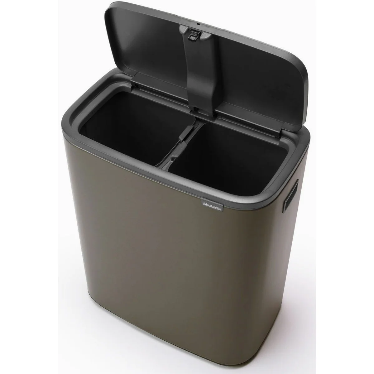 Brabantia Bo Touch Bin, 2 x 30L, Soft-Touch-Öffnungssystem, platzsparendes Design 5