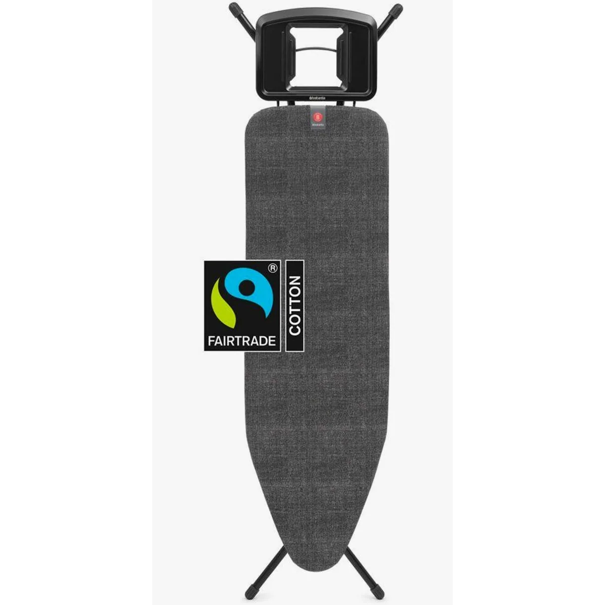 Brabantia Bügelbrett B, 124 x 38 cm, dampfbügeleisenablage, Fairtrade-zertifiziert 2