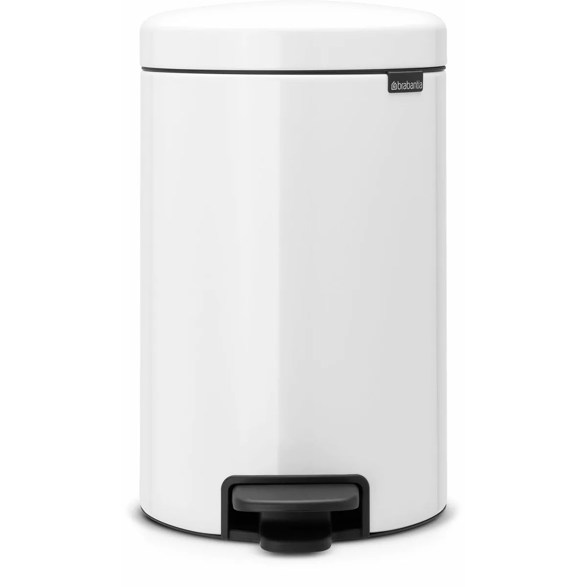 Brabantia NewIcon Treteimer 12L, sanft schließend, leichte Pedalbedienung