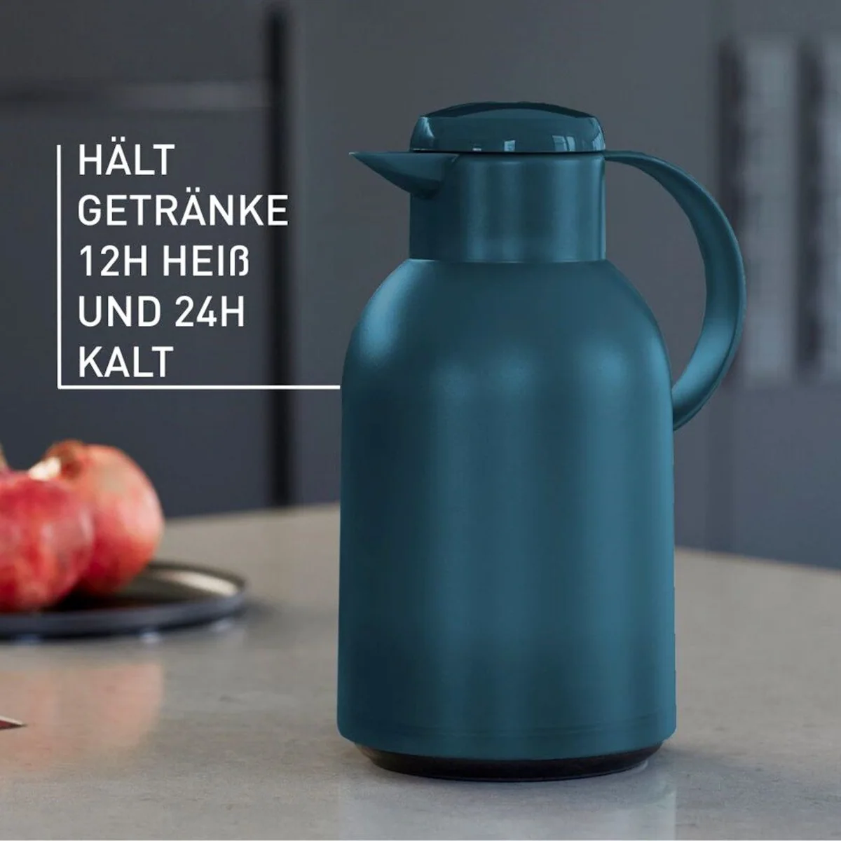Emsa Samba Isolierkanne 1,5 l, XXL-Modell, auslaufsicher, Temperaturbeständig 3