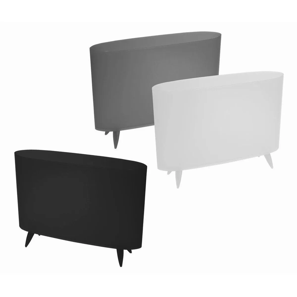 koziol MILANO Aufbewahrungsbox, elegantes Design, standfest, aus Kunststoff 3