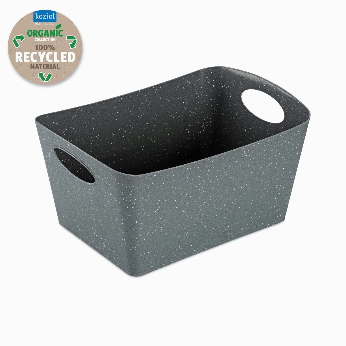 koziol BOXXX M Aufbewahrungskorb, 3,5 Liter Volumen, aus recyceltem Kunststoff 2
