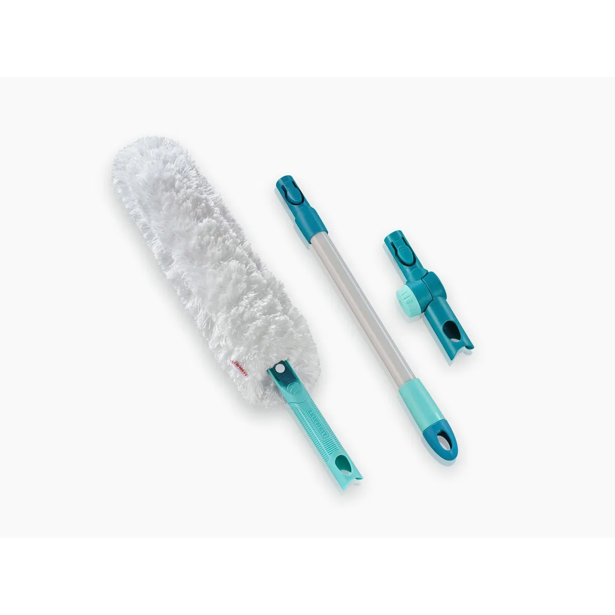 Leifheit SUPERDUSTER XL Pro Reach, 360° Mikrofaser, Click-System, waschbar