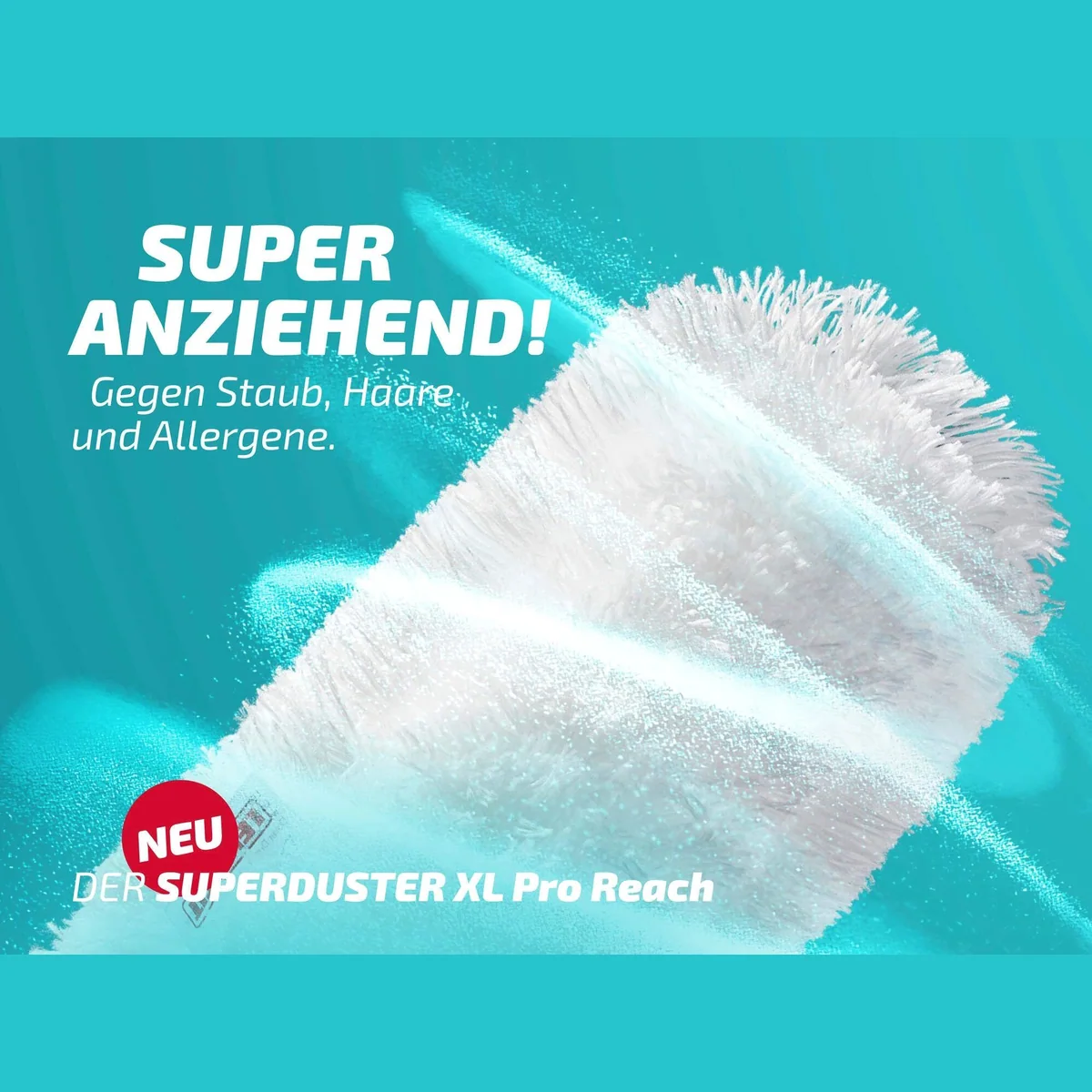 Leifheit SUPERDUSTER XL Pro Reach, 360° Mikrofaser, Click-System, waschbar 5