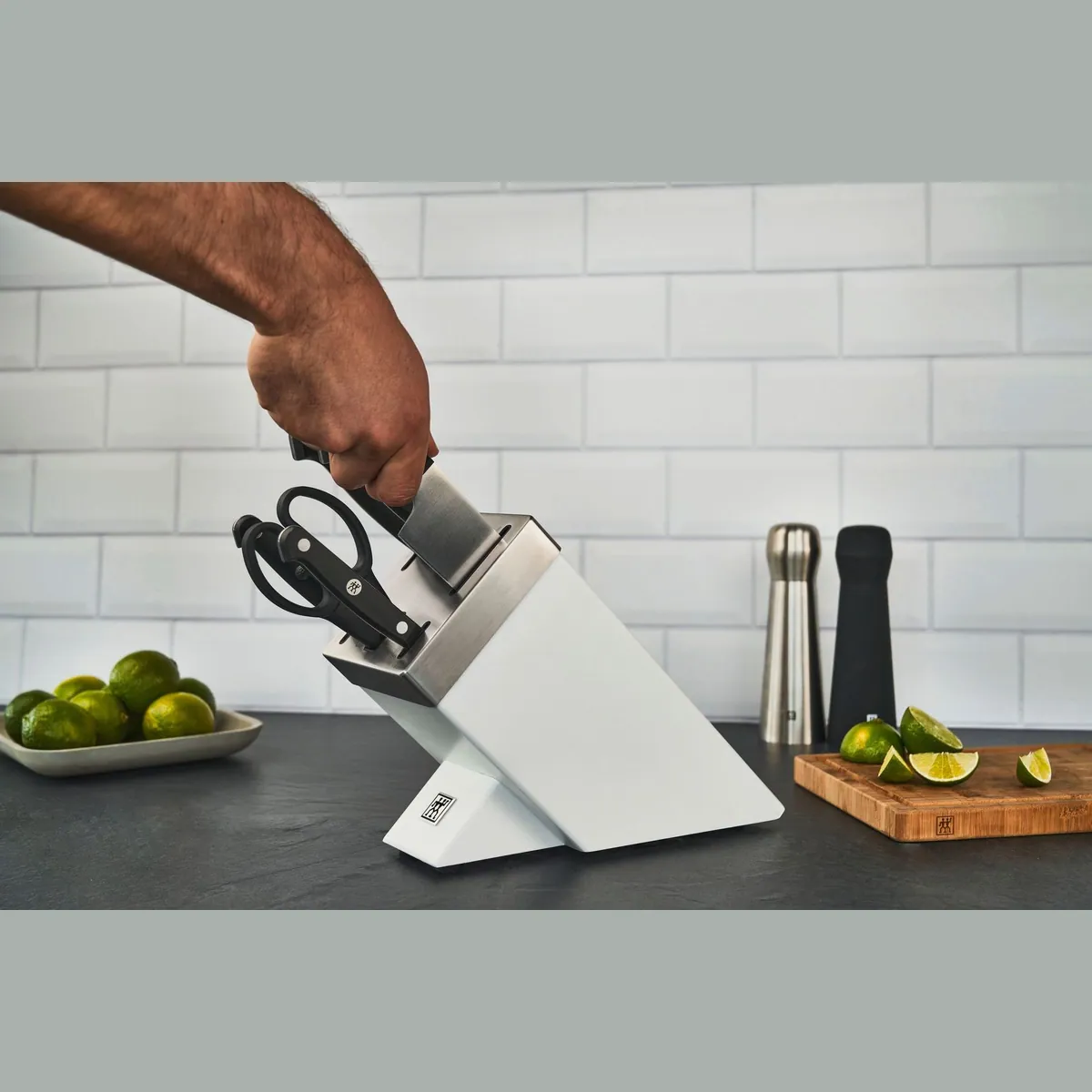 ZWILLING Messerblock Gourmet, selbstschärfend, 7-teilig, KIS Technologie 2