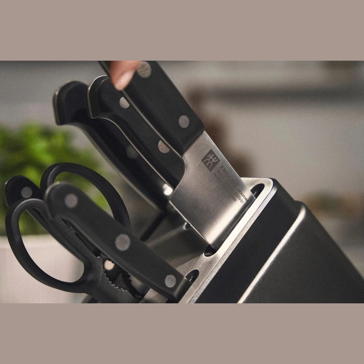 ZWILLING Gourmet Messerblock (7tlg), selbstschärfend, Made in Germany 5